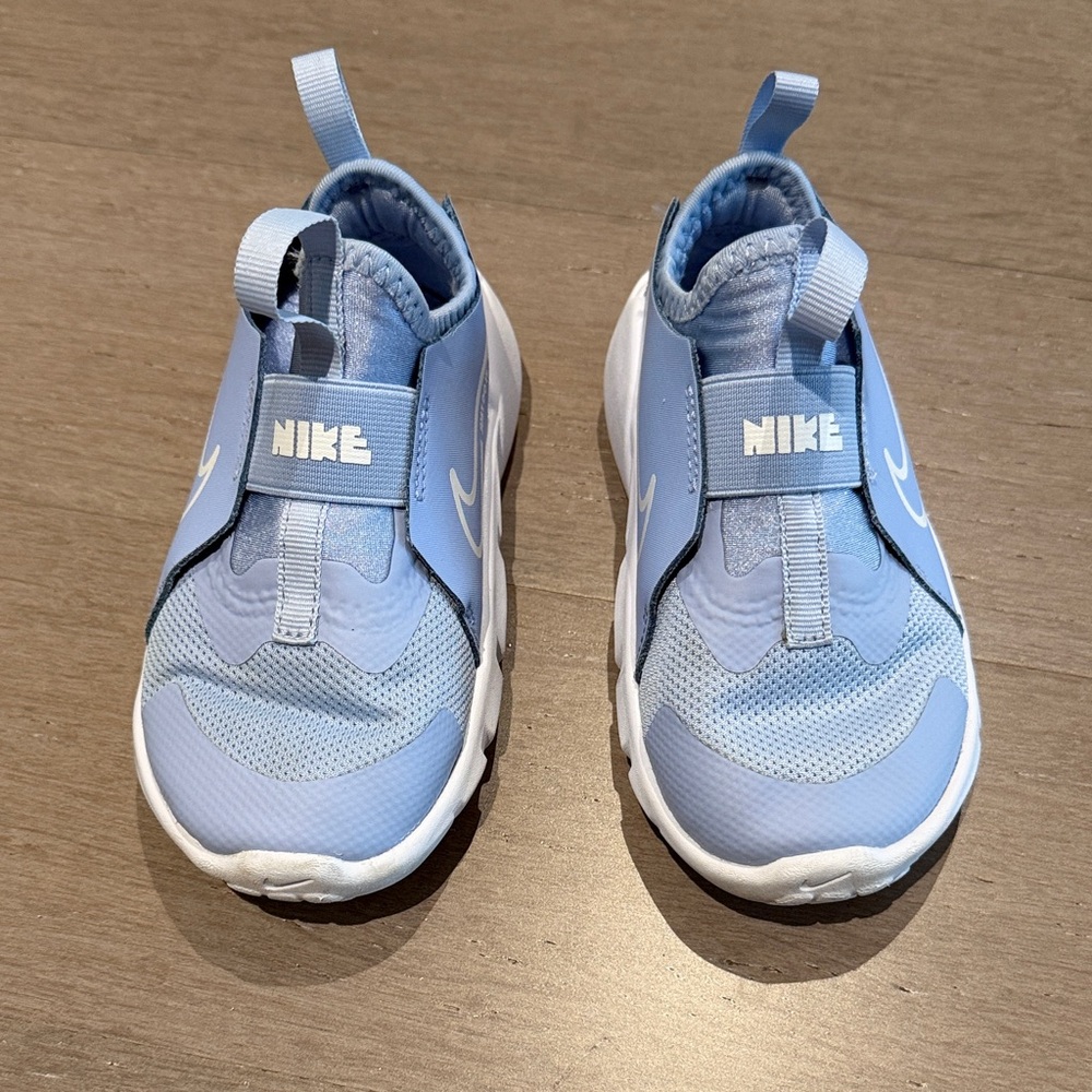 Nike Kids Flex Runner Periwinkle Slip-On Sneakers 10c